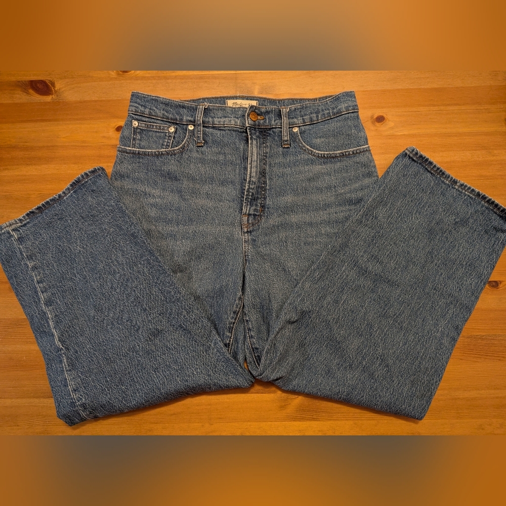 Madewell Perfect Vintage Wide Leg Crop Jean - Size 30